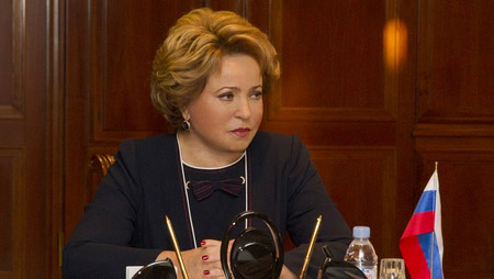 Председатель Совета Федерации Валентина Матвиенко. Фото пресс-службы СФ
