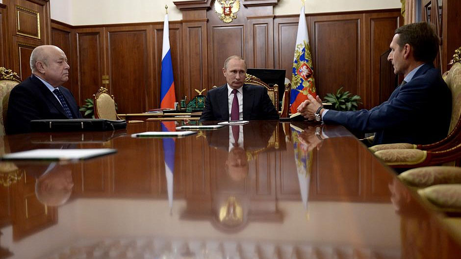 Сергей Нарышкин возглавит Службу внешней разведки. Фото с сайта Кремля