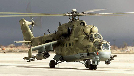 Транспортно-боевой вертолет Ми-24. Фото с сайта Минобороны России