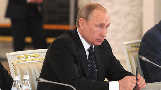 Президент России Владимир Путин. Фото с сайта Кремля