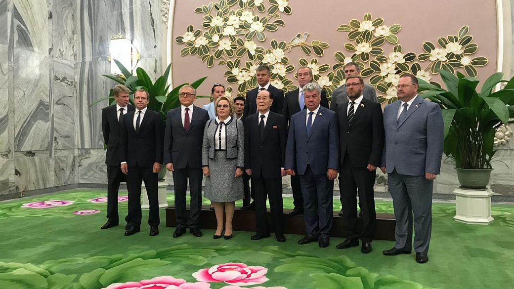 Матвиенко: народ КНДР достигает успехов, несмотря на санкции