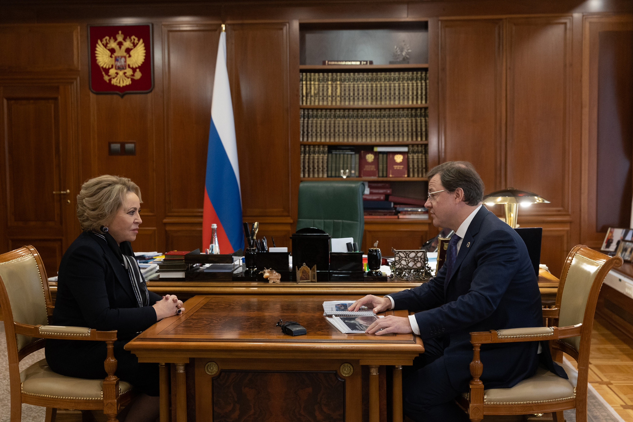 Матвиенко обсудила с губернатором Самарской области вопросы развития региона