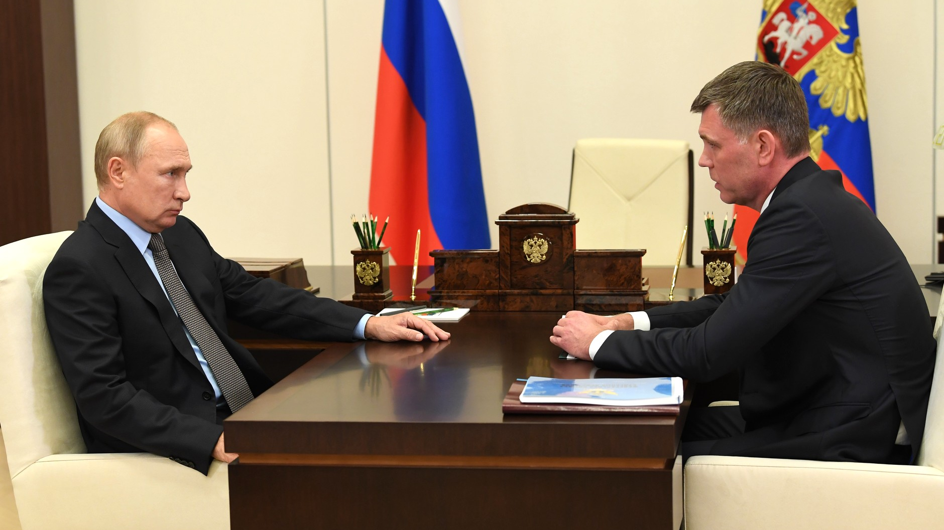 Встреча Владимира Путина с Дмитрием Аристовым. Фото с сайта Кремля Встреча Владимира Путина с Дмитрием Аристовым. Фото с сайта Кремля