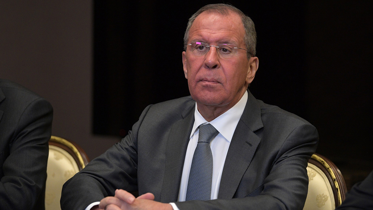 Сергей Лавров на встрече с Майклом Помпео Сергей Лавров на встрече с Майклом Помпео