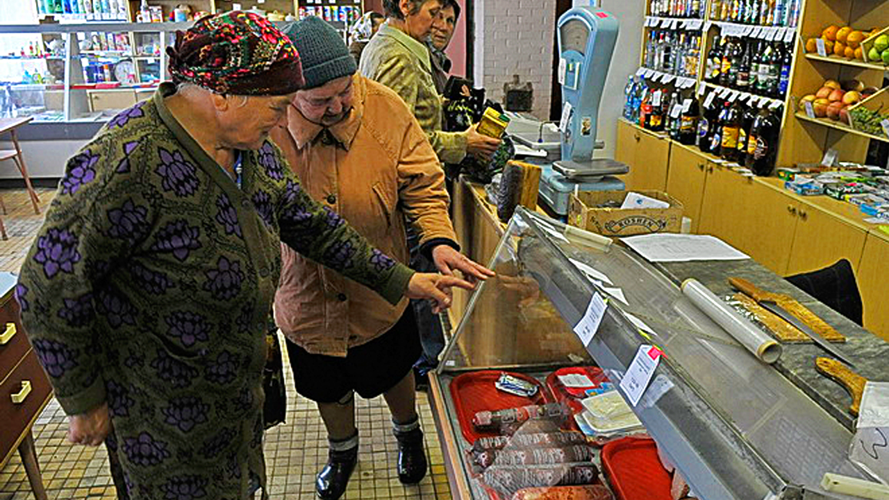 Продуктовый магазин в сельской глубинке Продуктовый магазин в сельской глубинке
