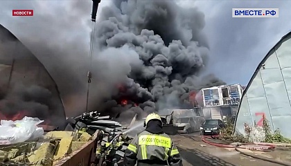 Спасатели потушили сильный пожар в Люберцах 
