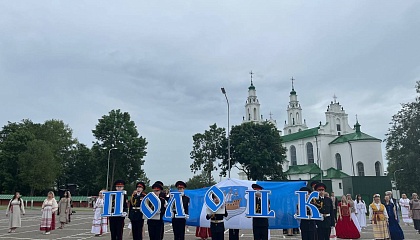 Пассажиры Поезда Памяти посетили Полоцк