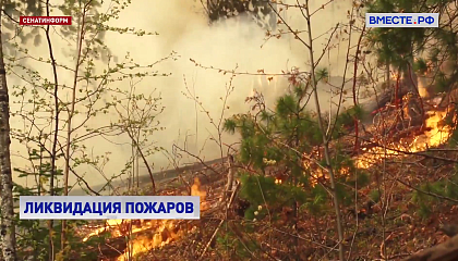 Ситуация с лесными пожарами на Урале и в Сибири остается напряженной