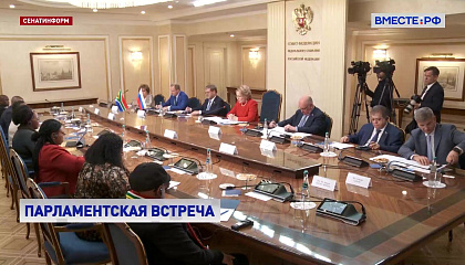 Матвиенко встретилась с главой парламента ЮАР