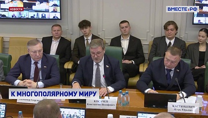 Тенденции формирования многополярного мира обсудили сенаторы и молодые законодатели