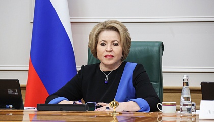 Матвиенко поздравила главу Национального собрания Федерального парламента Непала с Днем Конституции