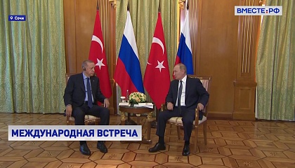 Путин и Эрдоган обсудили работу «Турецкого потока» и ситуацию в Сирии