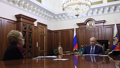 Владимир Путин поблагодарил сенаторов за работу