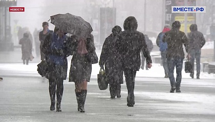 Обильный снегопад ожидается в столице в первые мартовские выходные