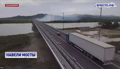 Россия и КНДР открыли автомобильный мост через реку Туманную