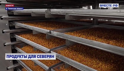 РЕПОРТАЖ: Работа предприятия по производству сублимированных продуктов в Тюменской области