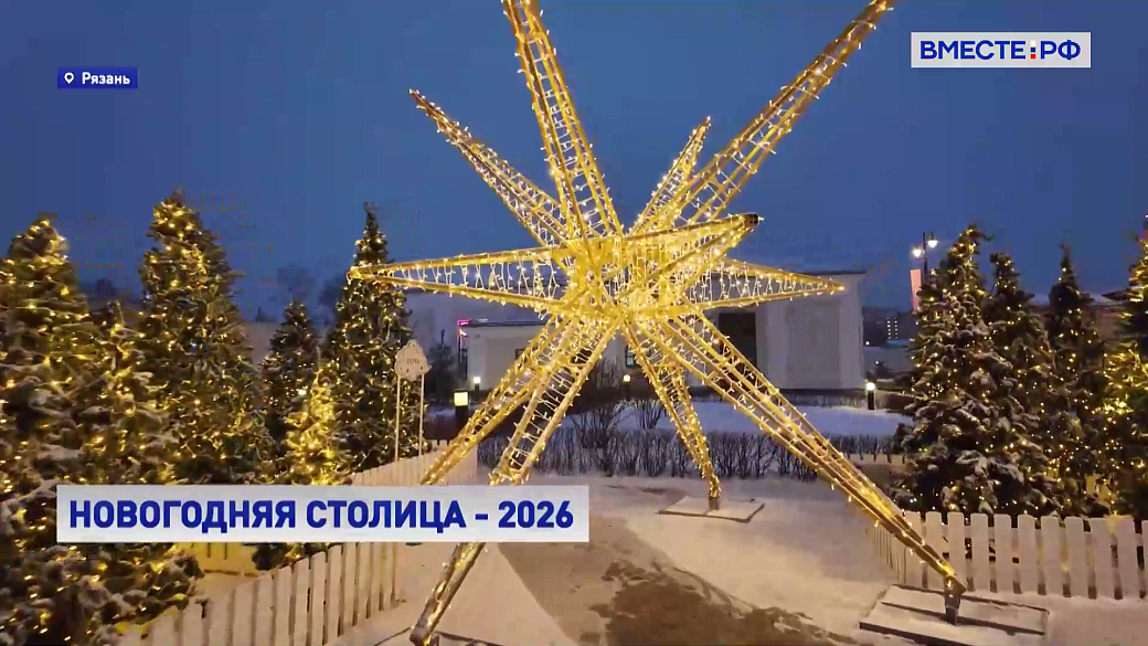 Рязань получила статус российской новогодней столицы‑2026