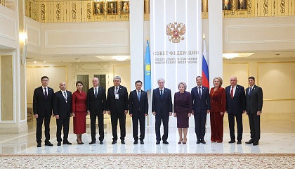 Матвиенко: двухсторонние отношения России и Казахстана успешно развиваются 