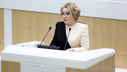 Поддержка семей с детьми и экономики: Матвиенко рассказал о приоритетах в работе Сената