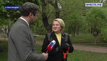 В рамках Невского международного экологического конгресса прошла эколого-патриотическая акция «Сад памяти»