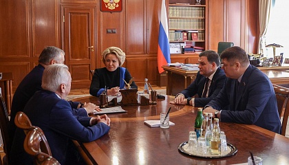 Матвиенко и губернатор Ленобласти обсудили развитие региона
