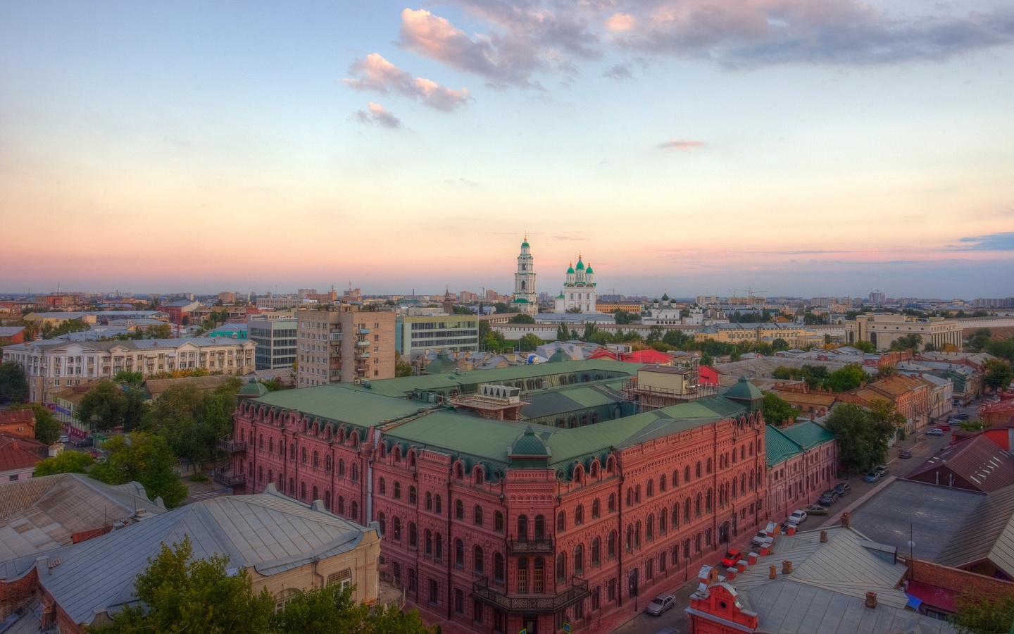 Астрахань. Вид на город с крыши