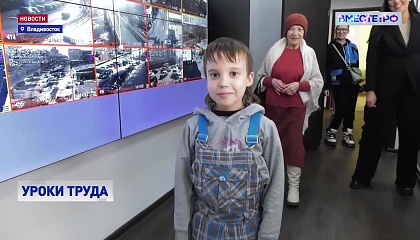 Во Владивостока мальчик, помогавший бабушке убирать улицы, стал героем популярного видеоролика