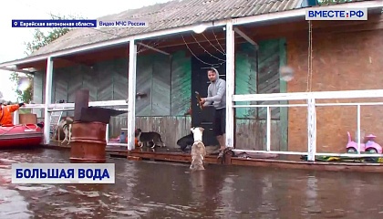 В Якутии МЧС борется с последствиями паводка