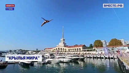 Экстремалы из 13 стран собрались в Сочи на фестивале по хай-дайвингу «Крылья мира»