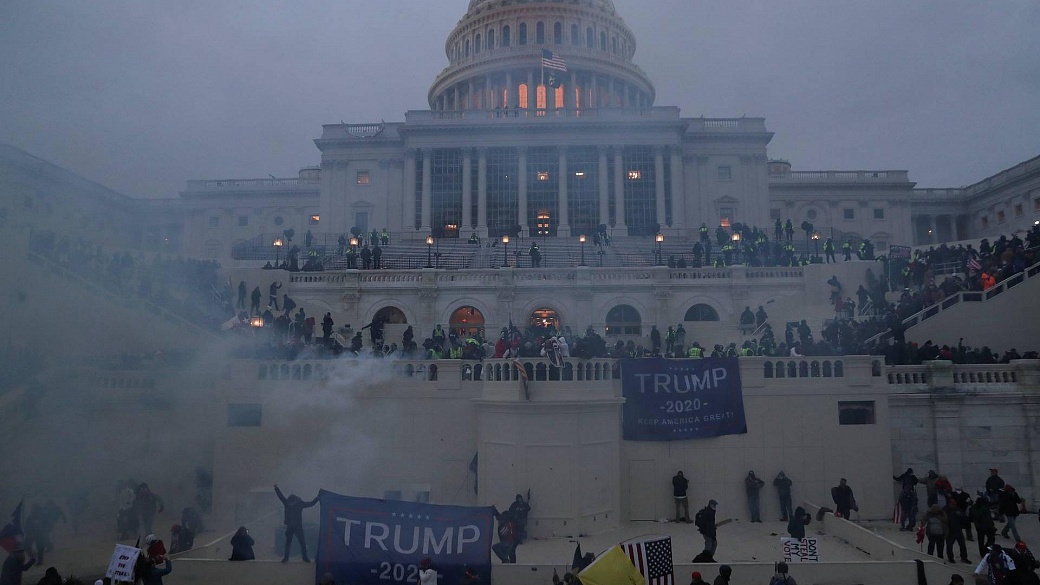 Беспорядки в Вашингтоне © REUTERS/Leah Millis