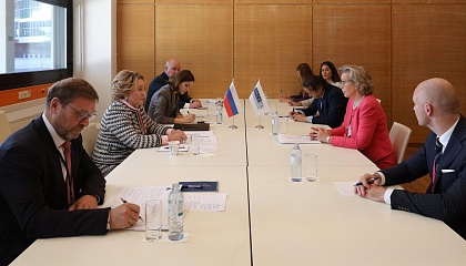 Спикер СФ встретилась с главой парламентской ассамблеи ОБСЕ 