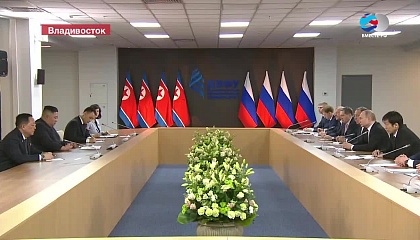 Переговоры лидеров России и Северной Кореи длились 2 часа вместо запланированных 50 минут 