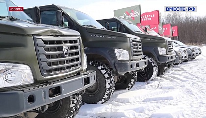 Военные в Курской области получили партию новых автомобилей