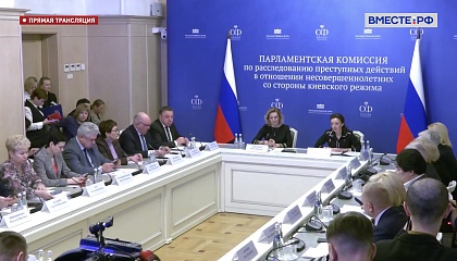 Заседание Парламентской комиссии по расследованию преступных действий Киева в отношении несовершеннолетних - Запись 22 января 2024 года