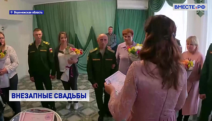 В Белгородской области с начала частичной мобилизации 500 пар вступили в брак