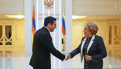 Матвиенко обсудила с главой Национального собрания Армении двустороннее сотрудничество 