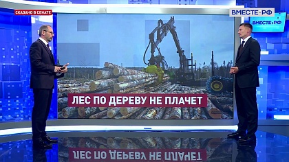 Сказано в Сенате. Александр Двойных. Развитие лесного комплекса России