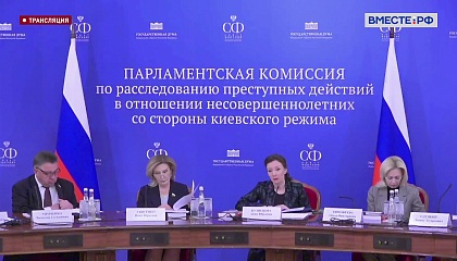 Заседание парламентской комиссии по расследованию преступных действий в отношении несовершеннолетних со стороны киевского режима