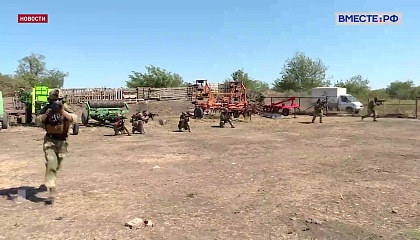 РЕПОРТАЖ: Обучение кубанских казаков в Школе молодого бойца
