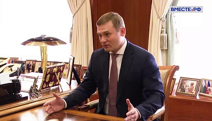 Глава Хакасии рассказал главе СФ о патриотической работе в регионе