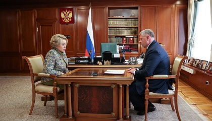 Матвиенко и глава Астраханской области обсудили взаимодействие по вопросам обеспечения прав участников СВО 